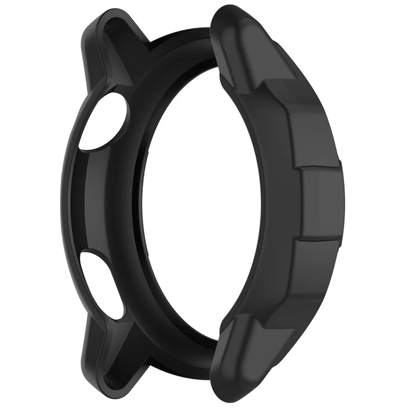 For Coros Pace 3 Anti-collision TPU Watch Case Hollow Protective Frame - Black