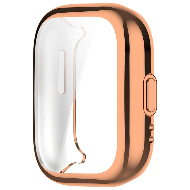Watch Case for Huami Amazfit Active (A2211) Electroplating Frame TPU Cover - Electroplating Rose Gold