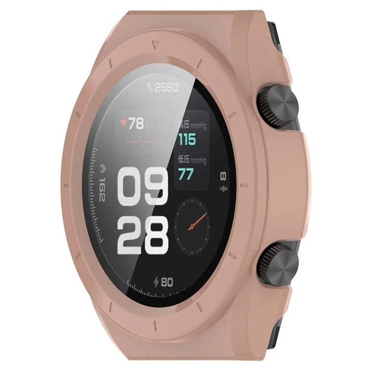 Protective Cover for Xiaomi Watch H1 Hard PC Watch Case with Tempered Glass Screen Protector - Pink