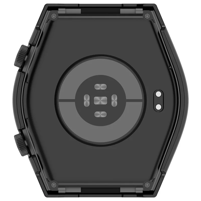 Protective Cover for Xiaomi Watch H1 Hard PC Watch Case with Tempered Glass Screen Protector - Black