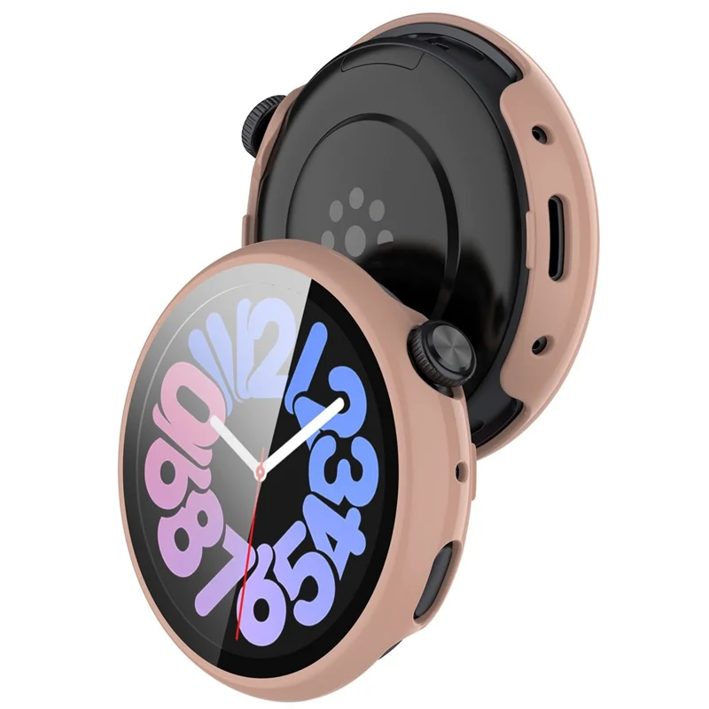 Per Vivo Watch 3 Hard PC Cover Watch Case con Tempered Glass Screen Protector - Rosa