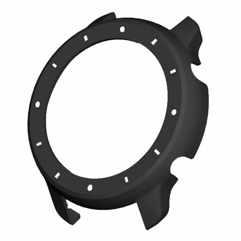 For Huami Amazfit GTR 47mm Anti-collision PC Watch Case Dual Color Design Protective Frame - Black+White