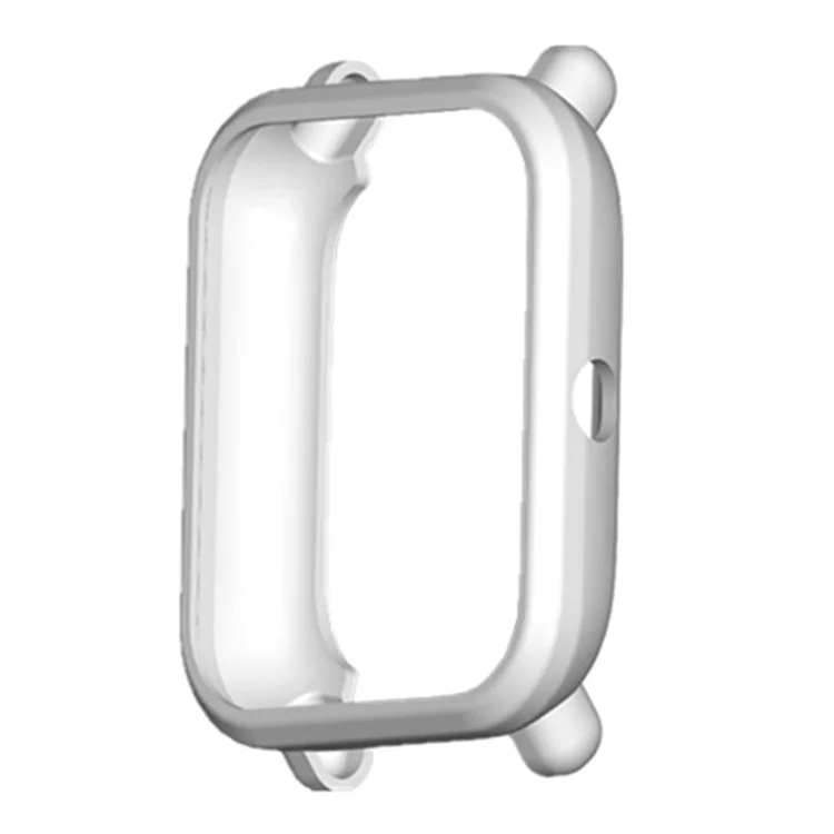 Pour le Huami Amazfit Bip Pop / Bip / Bip U Watch Case Scratch-proof Soft TPU Frame Cover - Blanc