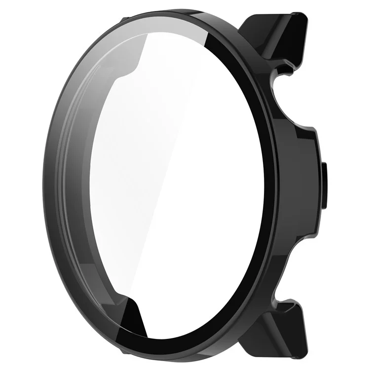 Para Coros Pace 3 Protective Case Hard PC Watch Cover com Protetor de Tela de Vidro Temperado - Preto