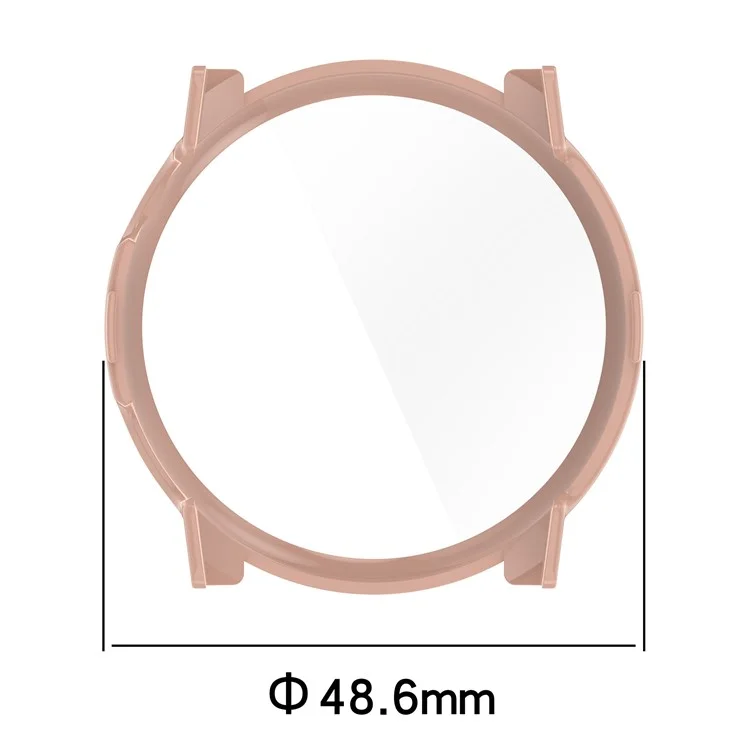 Para Coros Pace 3 Protective Case Hard PC Watch Cover com Protetor de Tela de Vidro Temperado - Preto