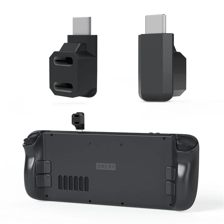 JYS JYS-SD019 10Gbps Type-C Male zu Dual Female Power Data Transmission Adapter Splitter Angled Converter