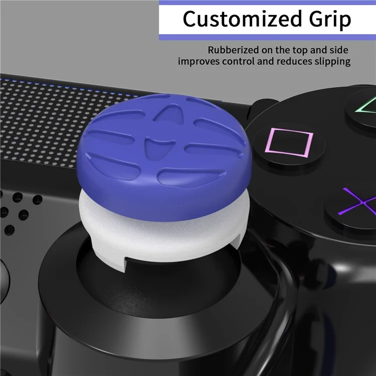 JYS JYS-P5147 Set di 8 pezzi per Controller PS5 / PS4 / Switch Pro Cappuccio per joystick Alto e Basso