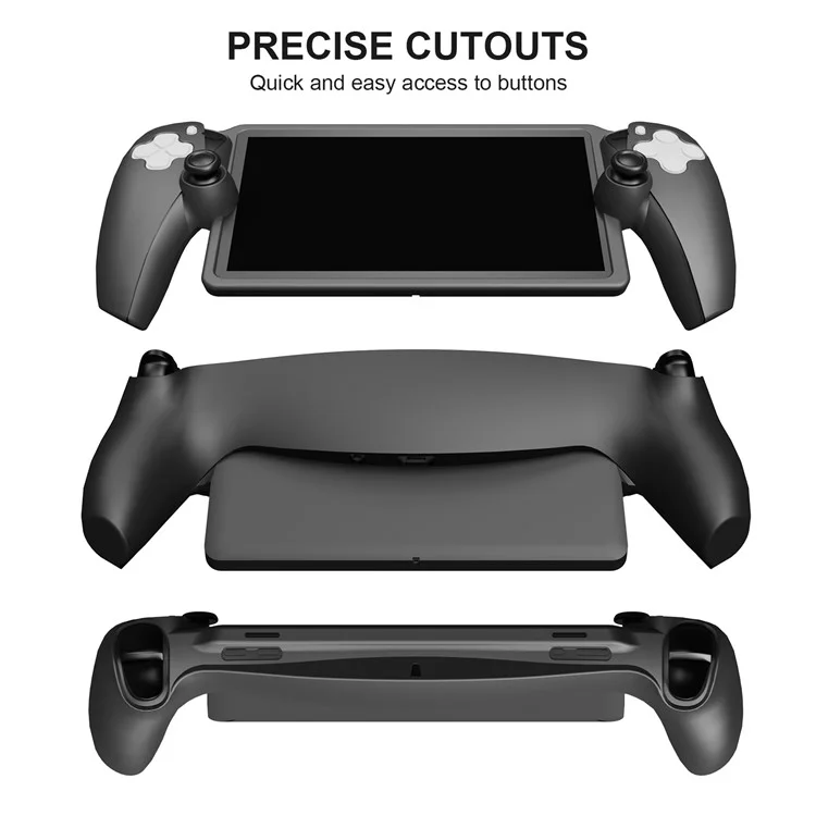 JYS JYS-P5183 Силиконовый защитный чехол для консоли портативной игры PS5 Portal - Черный
