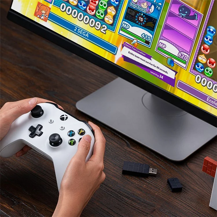 8BITDO Per Nintendo Switch / Switch OLED / PS5 / PS4 Joystick Wireless USB Bluetooth Ricevitore Adattatore