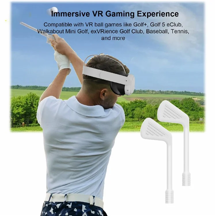 JYS JYS-MQ009 für Meta Quest 3 / 3S Tischtennisschläger Golf Club Adapter Controller Griffe Stielgriff Zubehör
