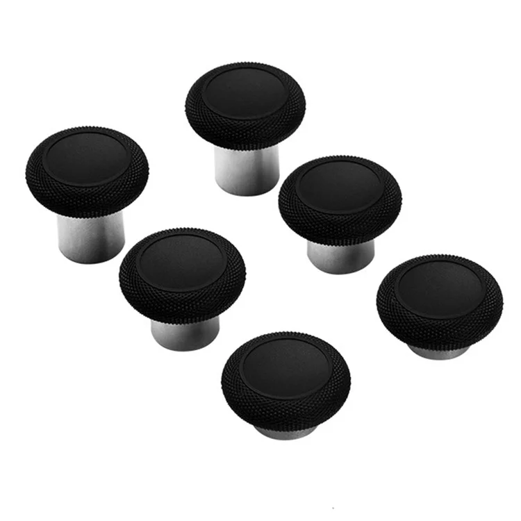 GULIKIT NS34 6Pcs / Set 3 Heights King Kong Ring Thumbstick Kit Controller Replacement Part - Black