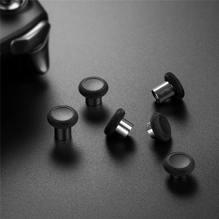 GULIKIT NS34 6Pcs / Set 3 Heights King Kong Ring Thumbstick Kit Controller Replacement Part - Black