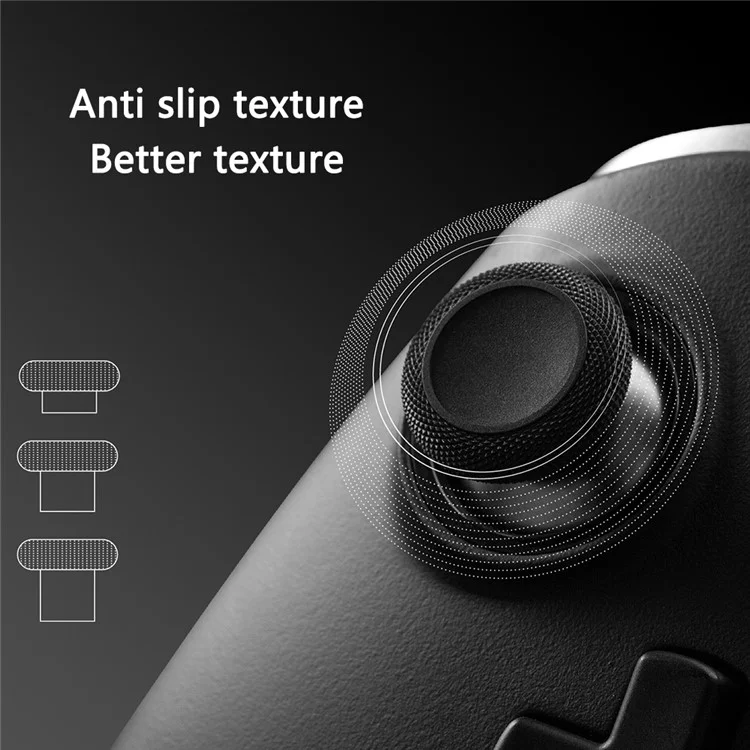 GULIKIT NS34 6Pcs / Set 3 Heights King Kong Ring Thumbstick Kit Controller Replacement Part - Black