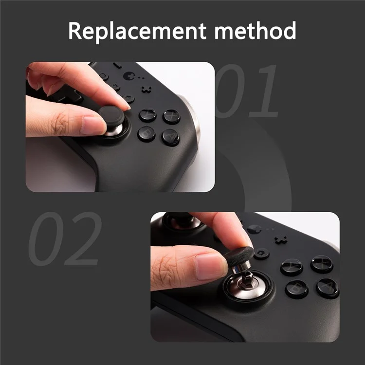 GULIKIT NS34 6Pcs / Set 3 Heights King Kong Ring Thumbstick Kit Controller Replacement Part - Black