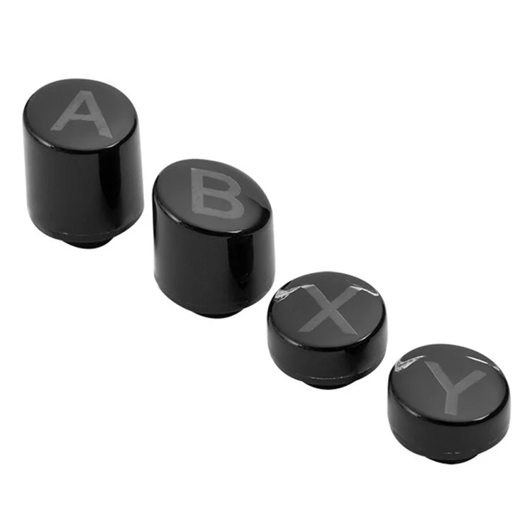 GULIKIT NS32 King Kong 2 Pro NS08 NS09 Game Controller Keycap Press Button ABS Cover for A, B, X, Y Keys - Black