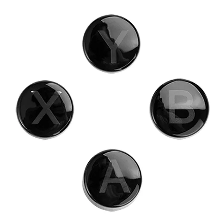 GULIKIT NS32 King Kong 2 Pro NS08 NS09 Game Controller Keycap Press Button ABS Cover for A, B, X, Y Keys - Black