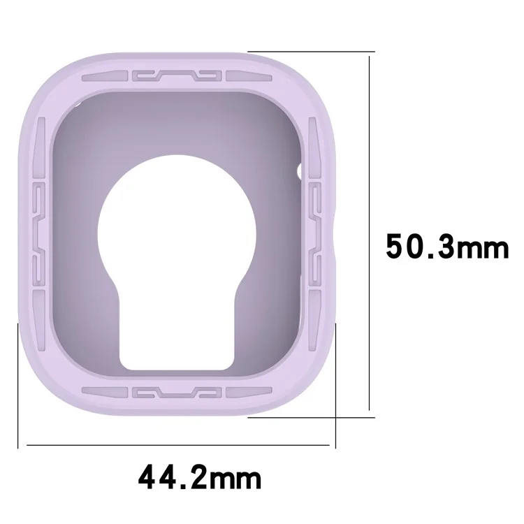 Para Xiaomi Redmi Watch 4 Capa Protetora de Silicone Resistente a Arranhões - Roxa