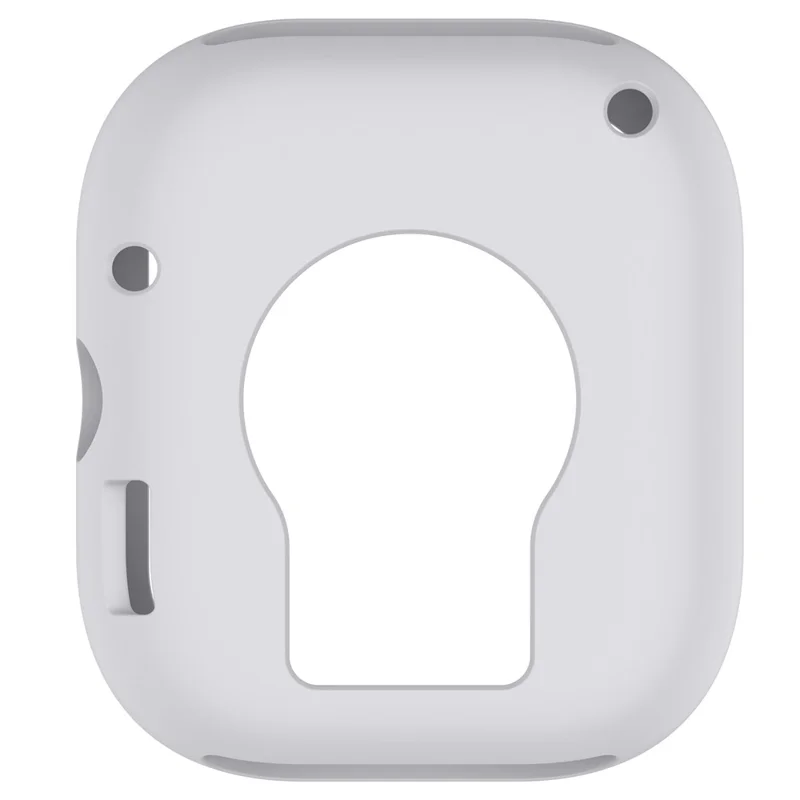 For Xiaomi Redmi Watch 4 Silicone Protective Cover Scratch-Resistant Watch Case - Grey