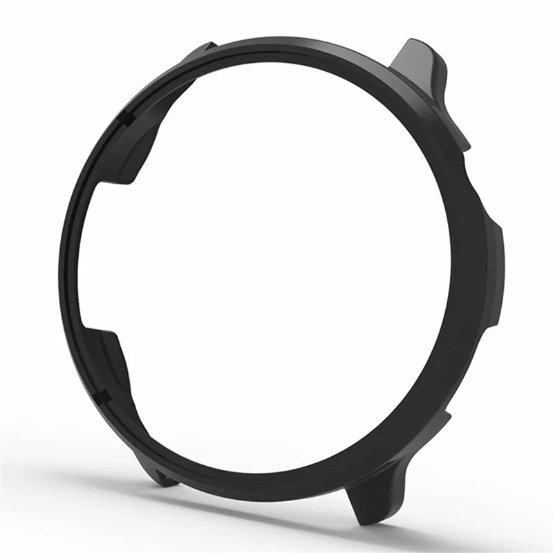 For Mibro Watch Lite2 Watch Protective Frame PC Anti-scratch Half Wrapped Cover - Black