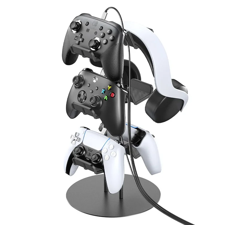 KYTCK Für PS5 / Xbox / Nintendo Switch Gamecontroller-Ständer Kopfhörerhalter
