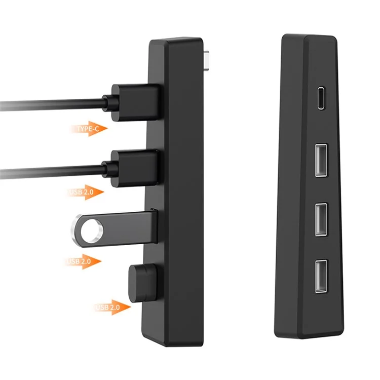 DOBE TP5-3556 Для консоли PS5 Slim Game Console Hub Adapter USB 2.0 Docking Station Splitter