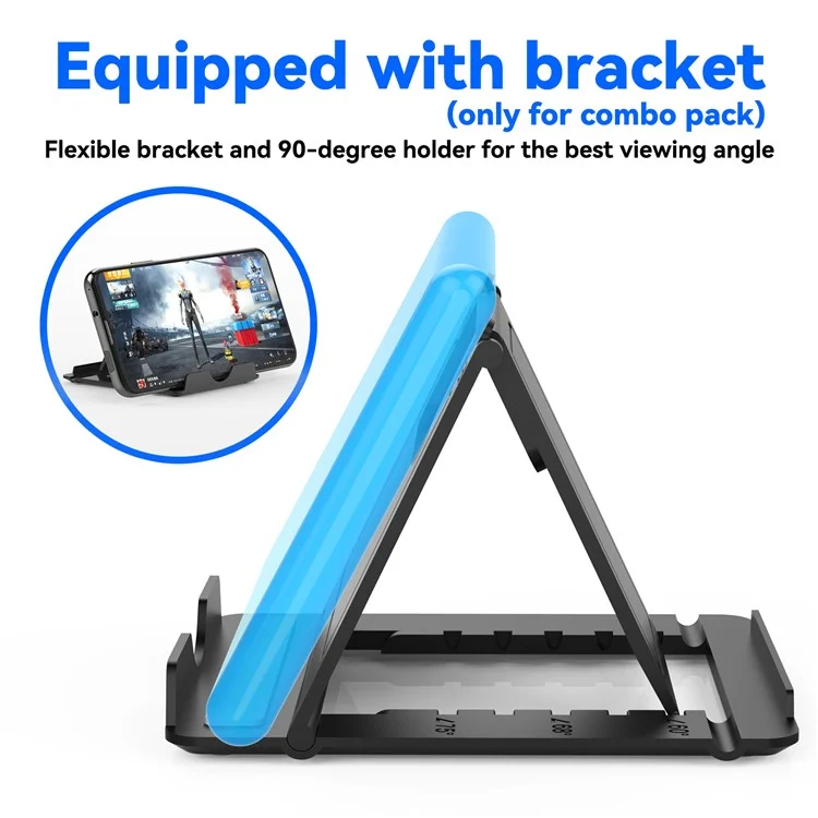 GAMWING Elite Converter+G2 Mouse+K12 Mute Keyboard+Phone Bracket Stand