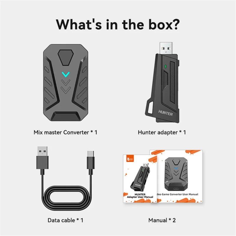 GAMWING Mix Master + Hunter Mouse Keyboard Converter for PlayStation 5