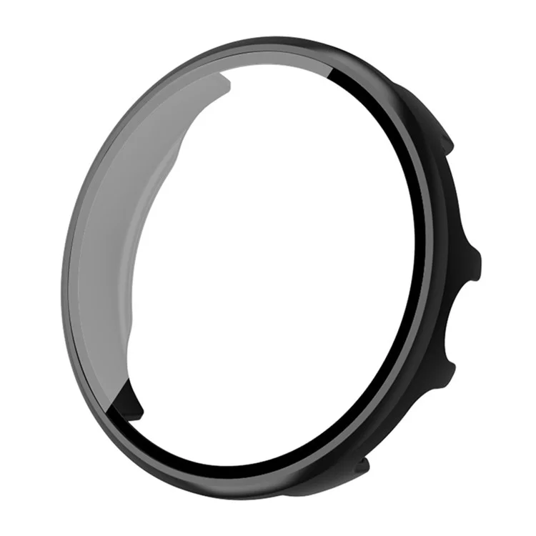 Pour Aigo GTV2 Smart Watch Protective Cover Hard PC Case avec protecteur d'écran en verre trempé - Noir