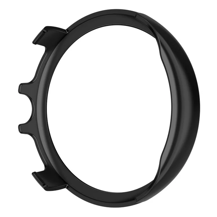 Pour Aigo GTV2 Smart Watch Protective Cover Hard PC Case avec protecteur d'écran en verre trempé - Noir