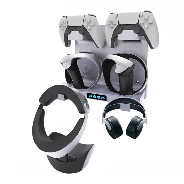 KJH PSVR2-009 Dock de charge pour PS VR2 / Plateforme de refroidissement multifonction pour PS5