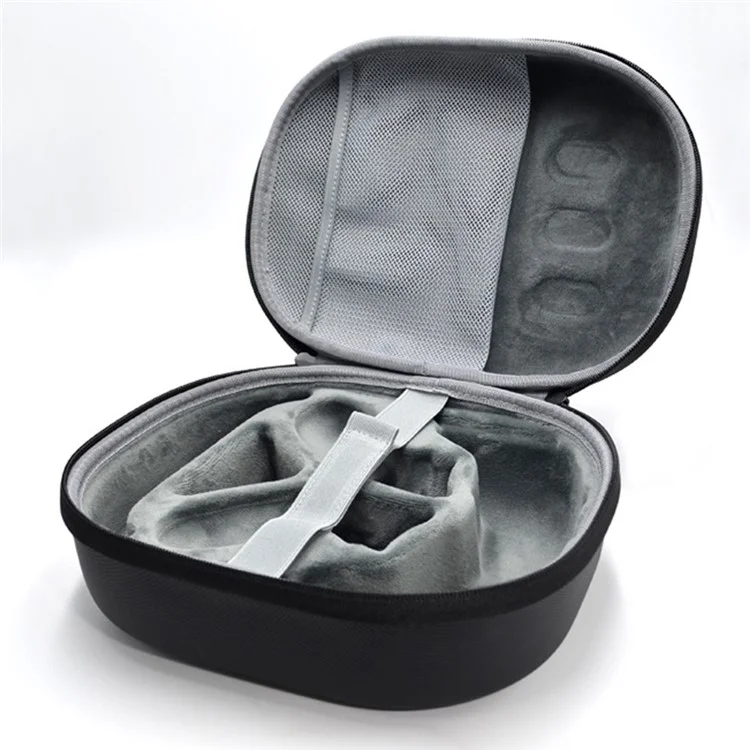 For Meta Quest 3 VR Headset Carrying Case EVA+Coral Fleece Portable Storage Bag