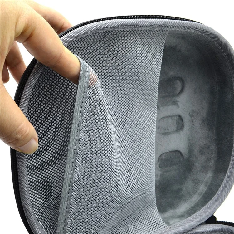 For Meta Quest 3 VR Headset Carrying Case EVA+Coral Fleece Portable Storage Bag