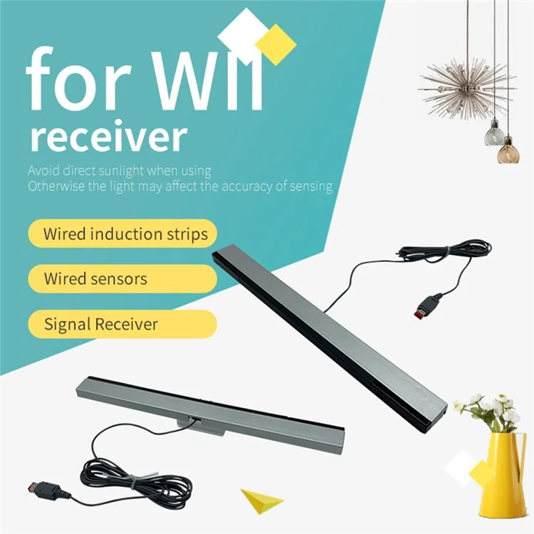 For Nintendo Wii U / Wii Wired Signal Receiver Infrared Ray Sensor Bar