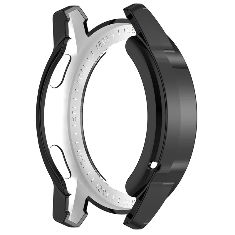For Xiaomi Watch S3 TPU Watch Protective Case Electroplating Anti-drop Cover - Black