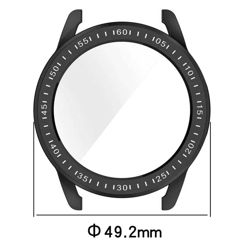 For Xiaomi Watch S3 TPU Watch Protective Case Electroplating Anti-drop Cover - Silver