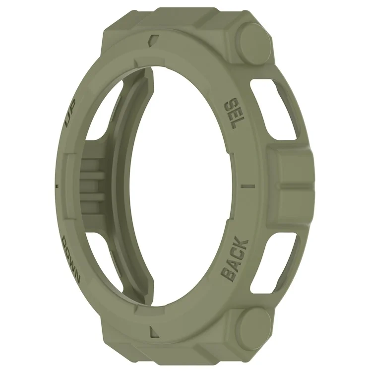 Para Huami Amazfit Active Edge A2212 TPU Smartwatch Case Oco Anti-colisão Estrutura de Proteção - Verde