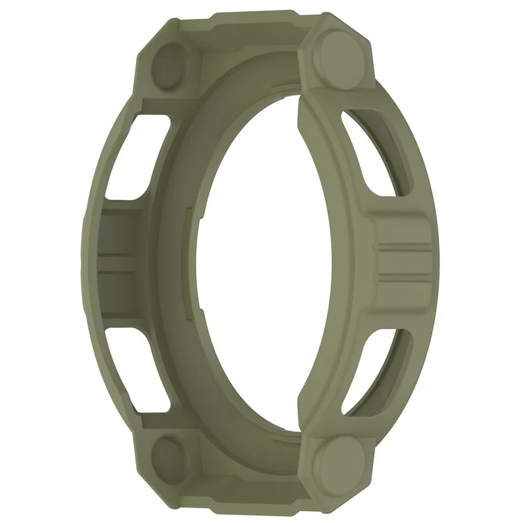 Para Huami Amazfit Active Edge A2212 TPU Smartwatch Case Oco Anti-colisão Estrutura de Proteção - Verde