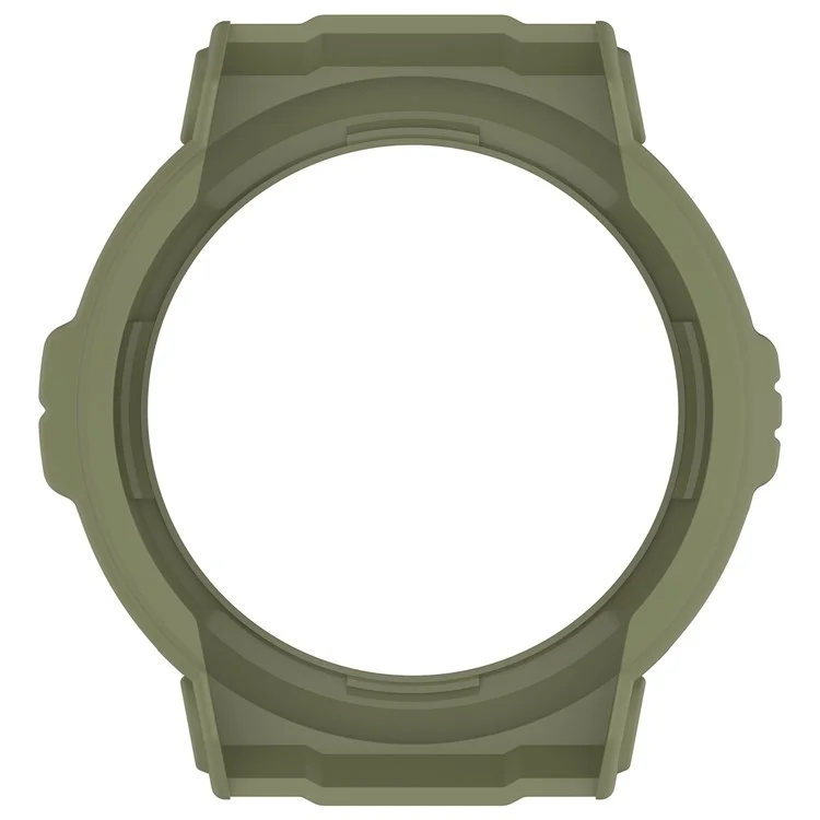 Para Huami Amazfit Active Edge A2212 TPU Smartwatch Case Oco Anti-colisão Estrutura de Proteção - Verde