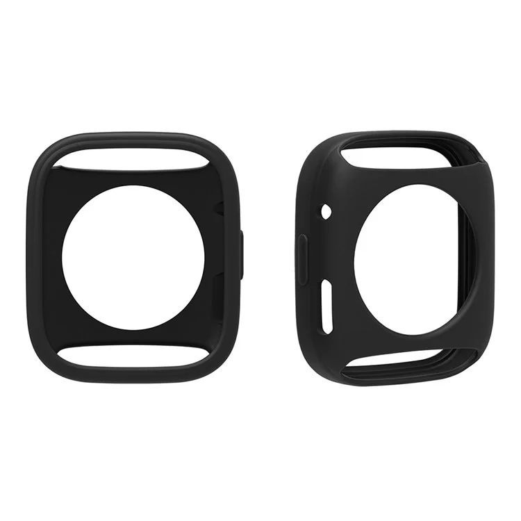 Para Xiaomi Redmi Watch 3 Silicone Case Smart Watch Protective Case Cover - Preto