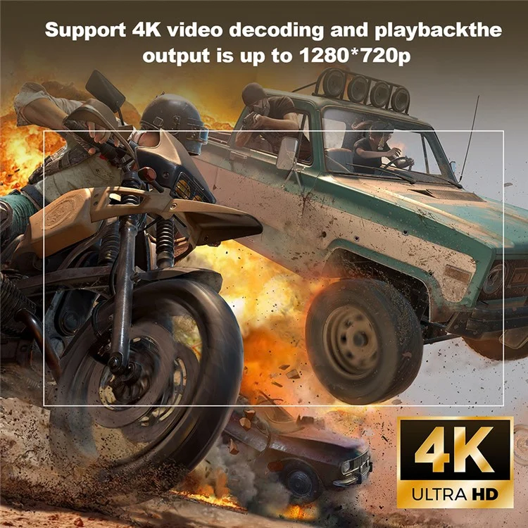 P30 Mini Heimvideoprojector 4K Dual-WLAN Bluetooth tragbarer Projektor - EU-Stecker