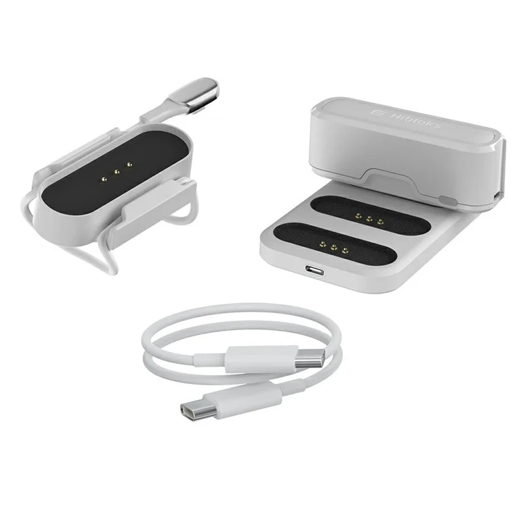 HIBLOKS 5000mAh Magnetisches Powerbank für Quest 2 / 3, Pico 2 / 3 Externe Batterie mit Ladedock