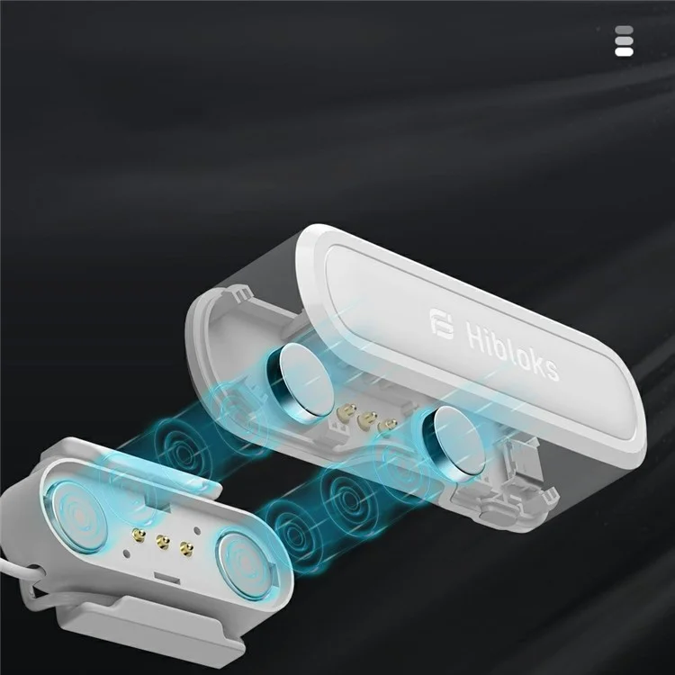 HIBLOKS 5000mAh Magnetisches Powerbank für Quest 2 / 3, Pico 2 / 3 Externe Batterie mit Ladedock