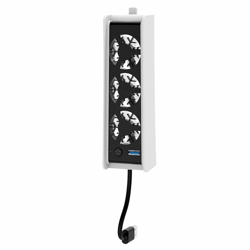 IPEGA PG-P5S004 Cooling Fan for PS5 Slim Console 3 Speeds Adjustable Cooler Fan with LED Light