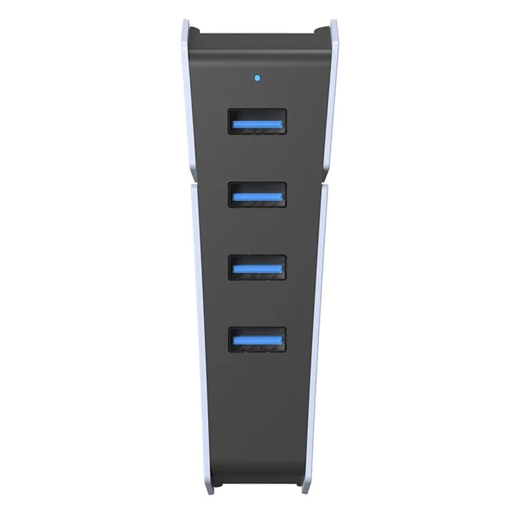 HONSON HS-P5S002 4 Ports USB Hub for Sony PS5 Slim Game Console USB 2.0 Expansion Hub Charger Adapter