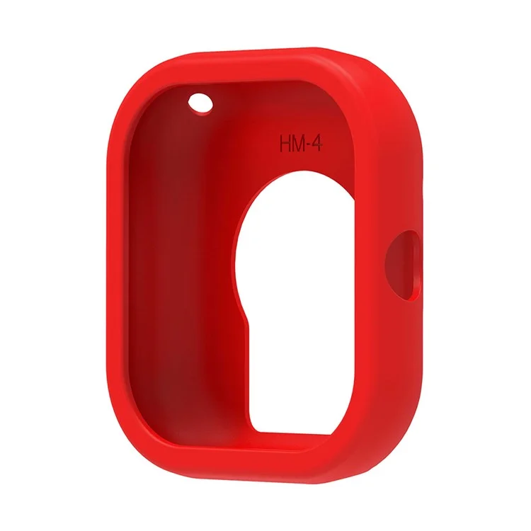 For Xiaomi Redmi Watch 4 Silicone Protective Cover Anti-Scratch Smart Watch Case - Red