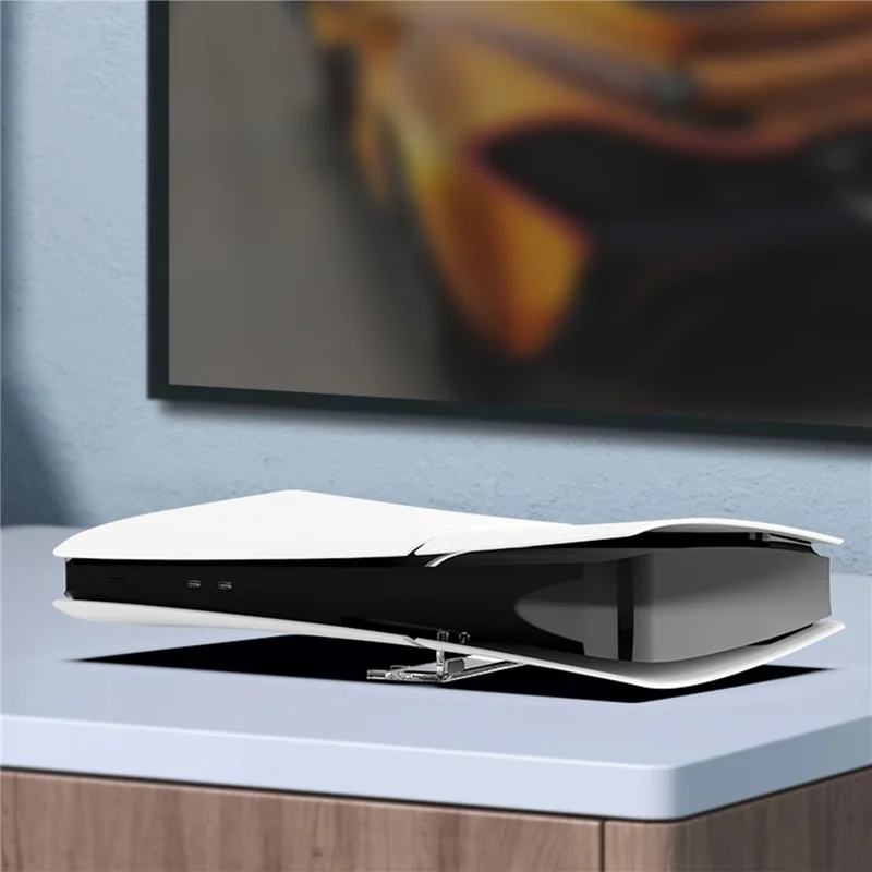 IPEGA PG-P5S036 For PS5 Slim Console Digital / Optical Drive Version Crystal Clear Horizontal Stand