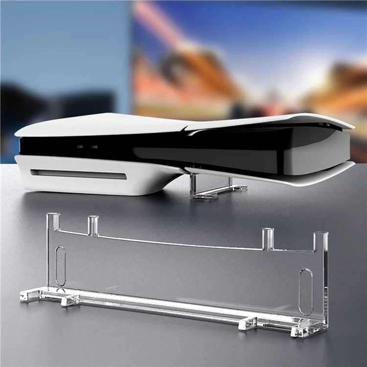 IPEGA PG-P5S036 For PS5 Slim Console Digital / Optical Drive Version Crystal Clear Horizontal Stand
