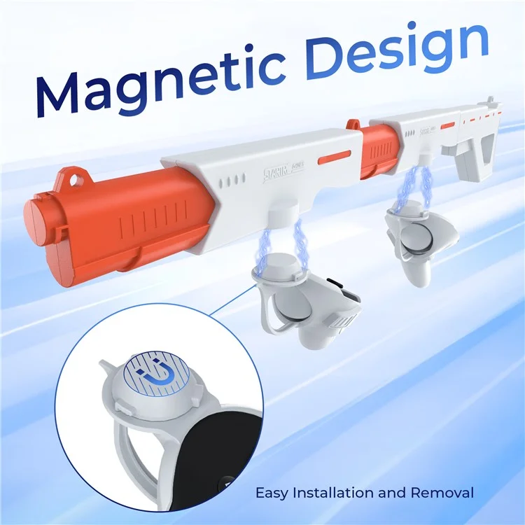 DEVASO Per Meta Quest 3 VR Supporto Magnetico per Controller di Gioco - Bianco