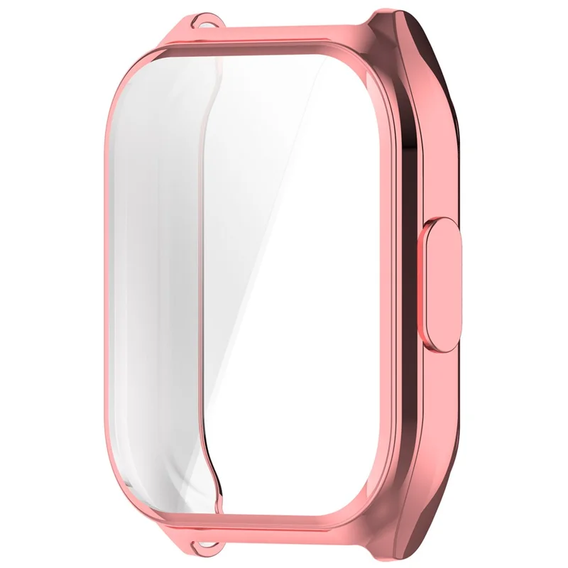 For Haylou Watch 2 Pro / LS02 Pro Watch Case All-inclusive Soft TPU Protective Cover - Electroplating Pink Gold