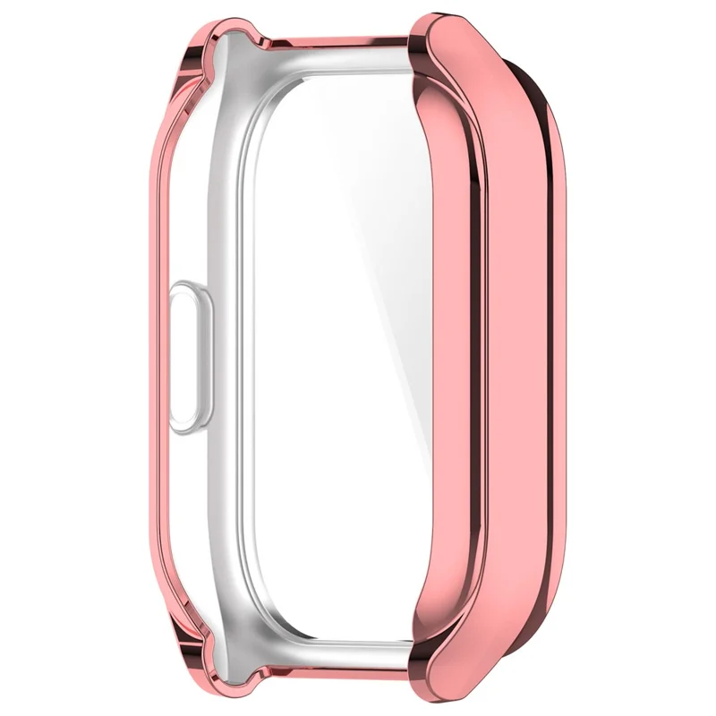 For Haylou Watch 2 Pro / LS02 Pro Watch Case All-inclusive Soft TPU Protective Cover - Electroplating Pink Gold